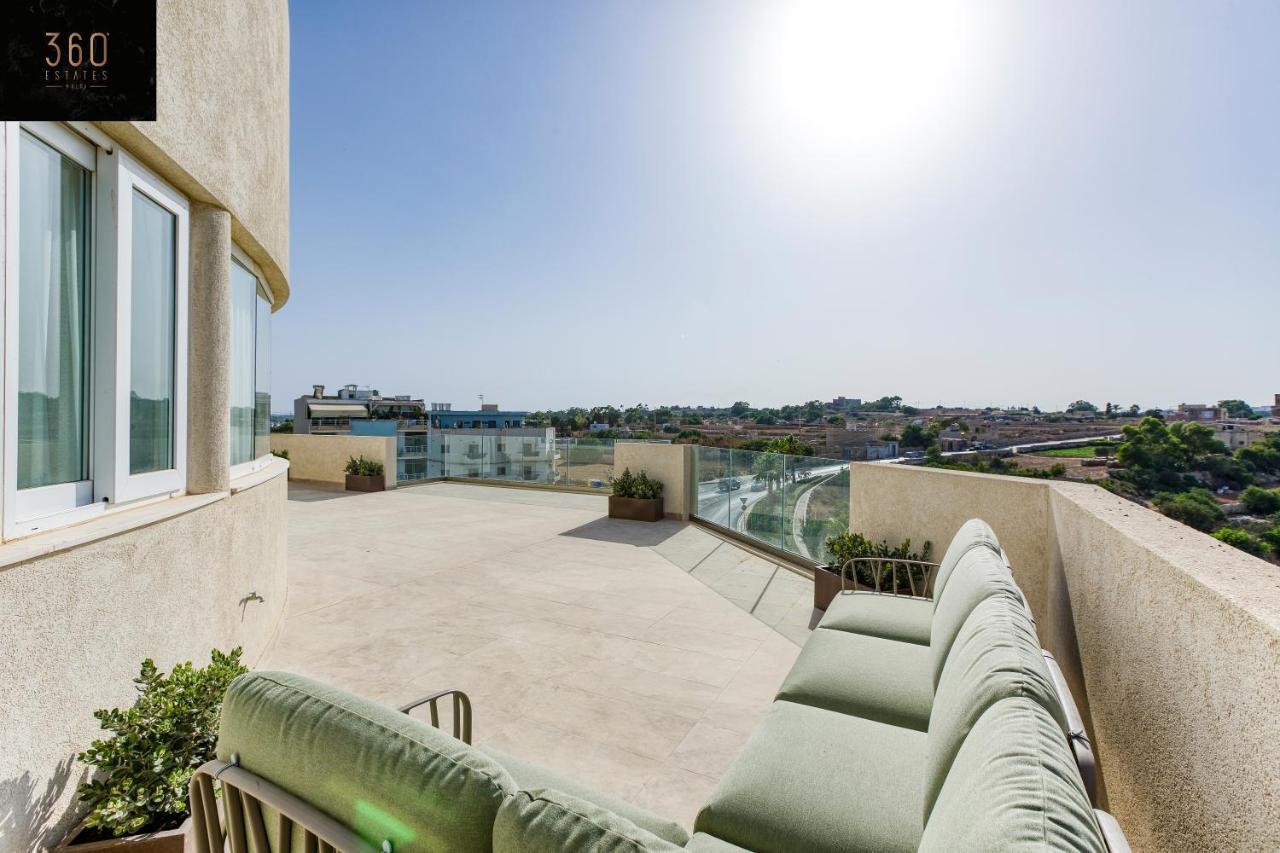 Luxury Beautiful Penthouse With Amazing Views & Ac By 360 Estates Apartment Marsaxlokk Luaran gambar