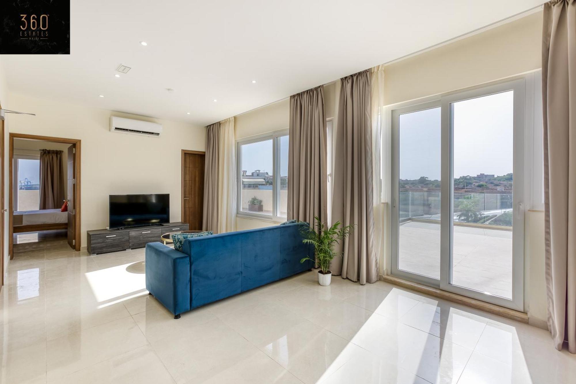 Luxury Beautiful Penthouse With Amazing Views & Ac By 360 Estates Apartment Marsaxlokk Luaran gambar